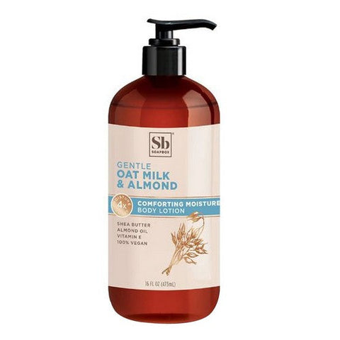 Soapbox, Gentle Oat Milk And Almond Body Lotion, 16 Oz Soapbox