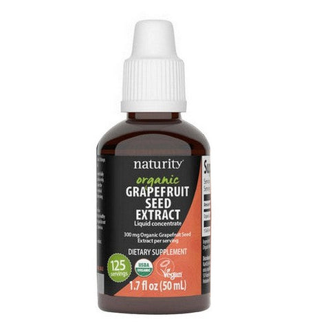 Naturity, Organic Grapefruit Seed Liquid Extract, 1.7 Oz Naturity
