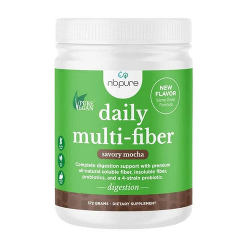 NBPure, Daily Multi Fiber Savory Mocha, 372 Grams NBPure