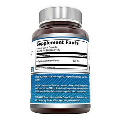 Amazing Nutrition, Amazing Formulas L-Tryptophan, 500 Mg, 500 Mg Amazing Nutrition