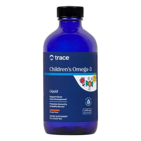 Trace Minerals, Children's Liquid Omega-3 Orange Flavor, 1,492 mg, 8 Oz Trace Minerals