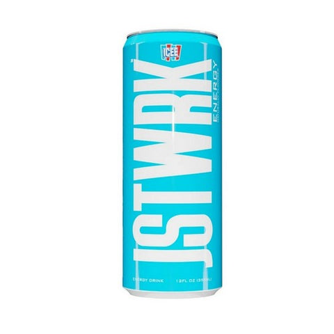 JST WRK Energy, JST WRK Energy Drink ICEE Blue Raspberry, 16 Oz (12 Count) JST WRK Energy