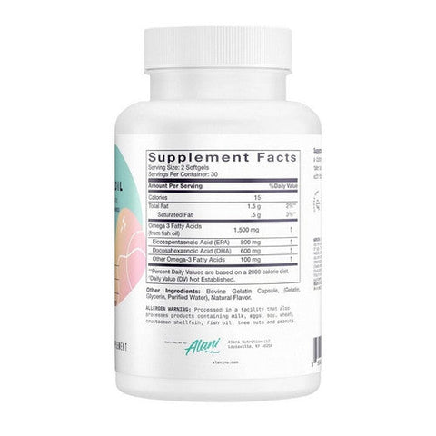 Alani Nu, Alani Nu Fish Oil, 60 Softgels