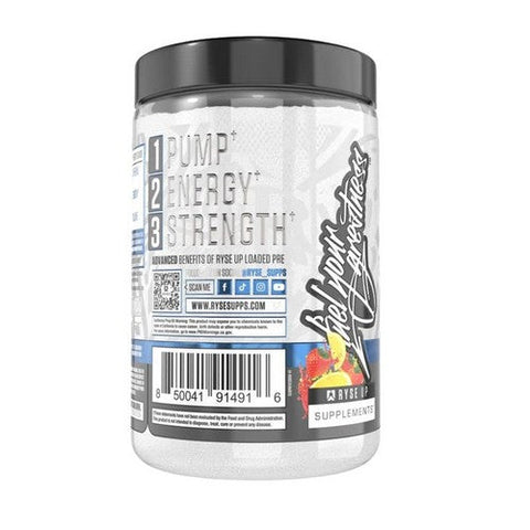 Ryse Supplements, Loaded Pre-Workout Strawberry Squeeze, 420 Grams Ryse Supplements