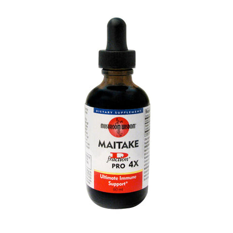 Maitake Mushroom Wisdom, Maitake D-Fraction Pro 4X, 2 OZ Maitake Mushroom Wisdom