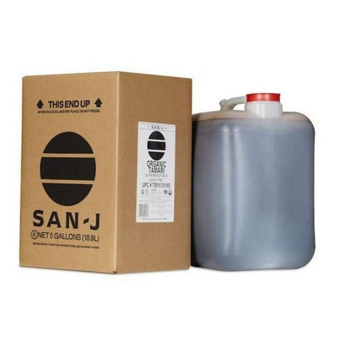 Organic Wheat Free Gold Tamari 5 Gallons by San J