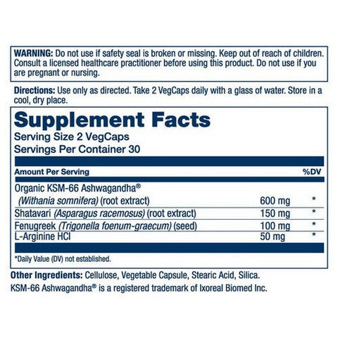 Solaray, Libido, 60 Count Solaray