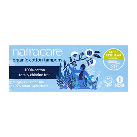 Natracare, Tampons, REGULAR, 20 CT Natracare