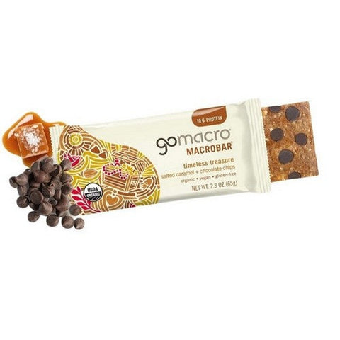 Gomacro, Organic Macrobar Salted Caramel Choclate Chip, 2.3 Oz Gomacro