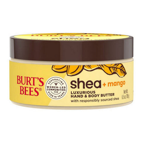 Burts Bees, Shea And Mango Luxurious Hand And Body Butter, 6.5 Oz Burts Bees