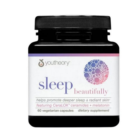 Youtheory, Sleep Beautifully, 60 VegCaps Youtheory
