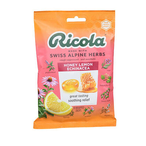 Ricola, Cough Drops, Echinacea Honey Lemon, 24 Drops Ricola