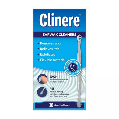 Clinere, Earwax Cleaners, 10 Count Clinere