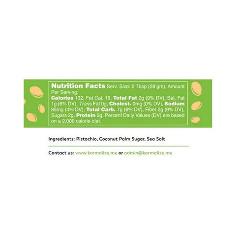 Karmalize Me, Karmalize Me Pistachio Butter Jar, 6 Oz Karmalize Me