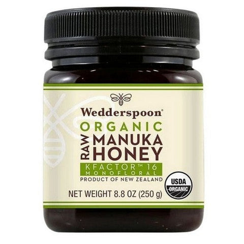 Wedderspoon, Organic Raw Manuka Honey KFactor 16, 8.8 Oz Wedderspoon