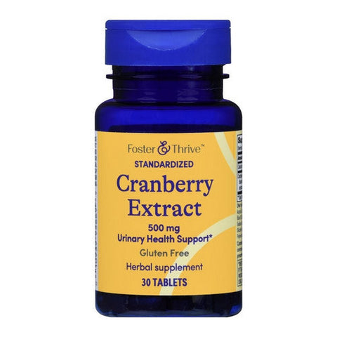 Foster And Thrive, Standardized Cranberry Extract, 500 Mg, 30 Tabs Foster And Thrive