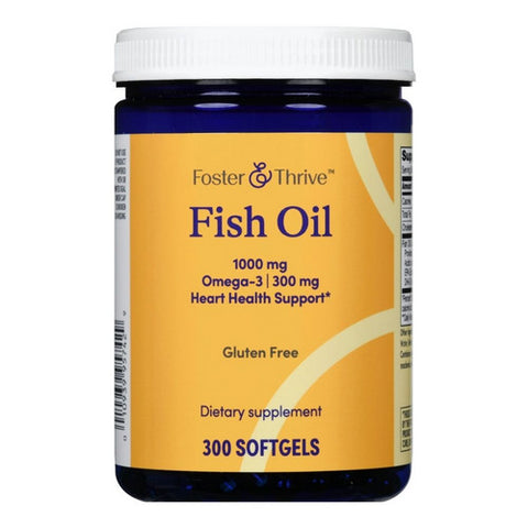 Foster And Thrive, Fish Oil, 1000 Mg, 300 Softgels Foster And Thrive