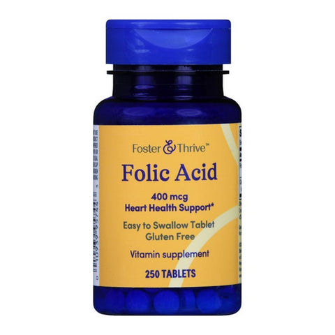 Foster And Thrive, Folic Acid, 400 Mcg, 250 Tabs Foster And Thrive