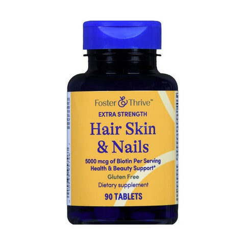 Foster And Thrive, Extra Strength Hair Skin And Nails, 90 Tabs Foster And Thrive