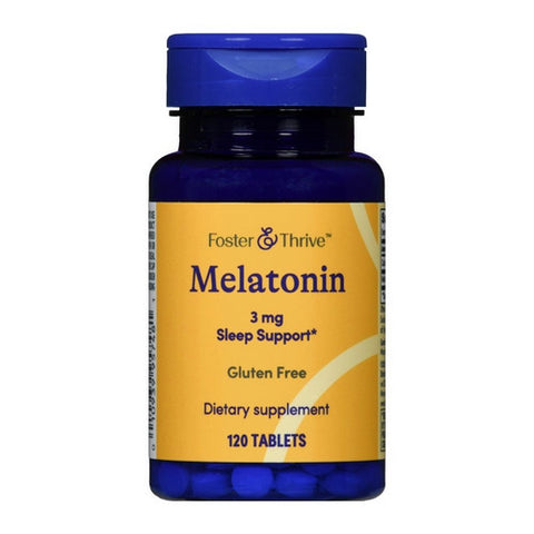 Foster And Thrive, Melatonin, 3 Mg, 120 Tabs Foster And Thrive