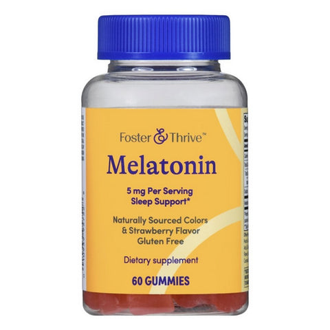 Foster And Thrive, Melatonin Gummies, 5 Mg, 60 Count Foster And Thrive