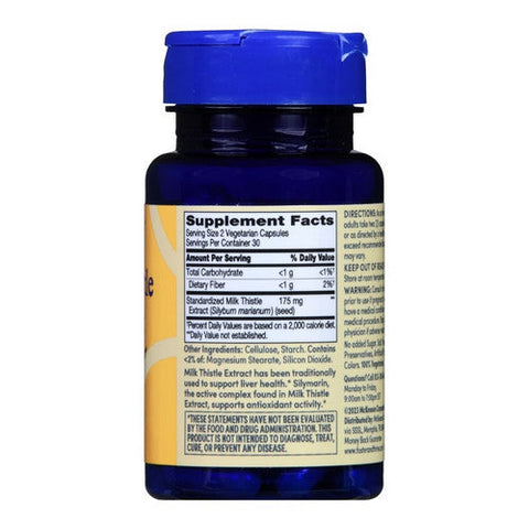 Foster And Thrive, Standardized Milk Thistle Extract, 60 Count Foster And Thrive