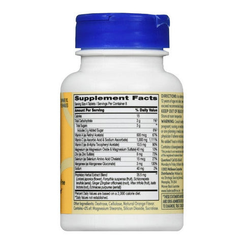 Foster And Thrive, Immune Support Chewable Tablets Natural Citrus, 32 Tabs Foster And Thrive