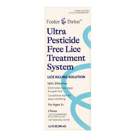 Foster And Thrive, Ultra Pesticide Free Lice Treatment System, 3.4 Oz Foster And Thrive
