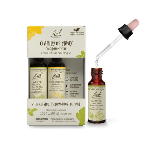 Bach, Clarity of Mind Focus Kit, 3 Count Bach