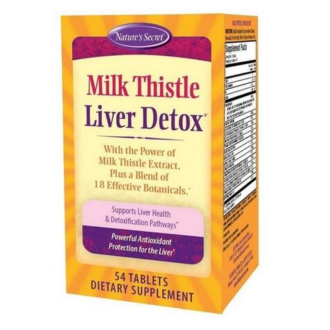 Nature's Secret, Milk Thistle Liver Detox, 54 Tabs Nature's Secret