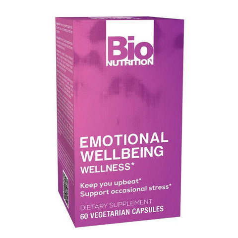Bio Nutrition Inc, Emotional Wellbeing Wellness, 60 VegCaps Bio Nutrition Inc