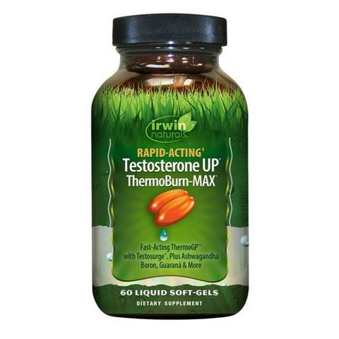 Irwin Naturals, Rapid Acting Testosterone UP Thermo Burn Max, 60 Capsules Irwin Naturals