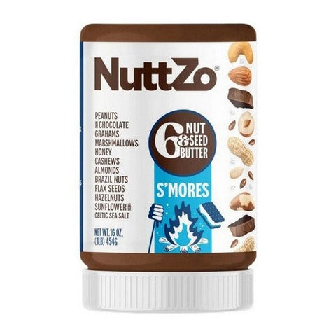Nuttzo, Limited Edition 6 Seeds And Nut S'Mores, 16 Oz (Case Of 6) Nuttzo