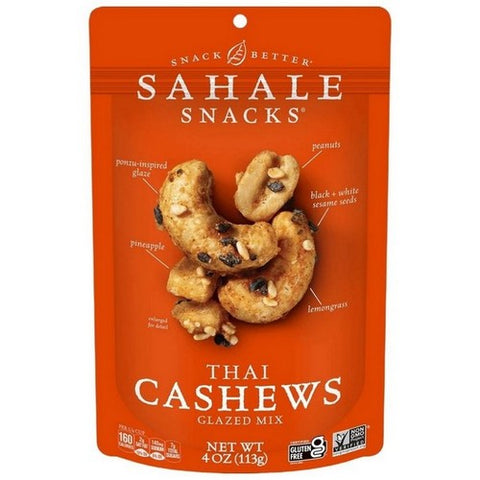 Sahale Snacks, Glazed Thai Cashew Mix, 4 Oz (Case Of 6) Sahale Snacks