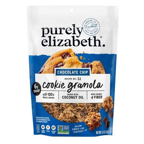 Purely Elizabeth, Chocolate Chip Granola Cookie, 11 Oz (Case Of 6) Purely Elizabeth