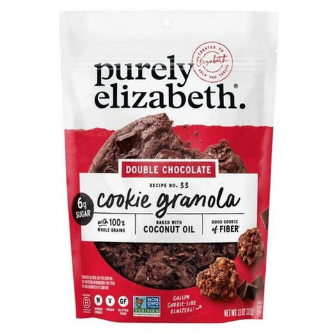 Purely Elizabeth, Double Chocolate Granola Cookie, 11 Oz (Case Of 6) Purely Elizabeth