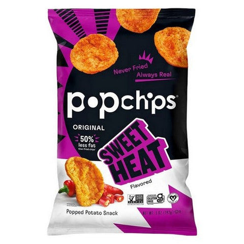 Popchips, Sweet Heat Potato Chips, 5 Oz (Case Of 12) Popchips
