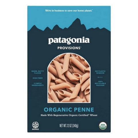 Patagonia Provisions, Organic Penne Pasta, 12 Oz (Case Of 6) Patagonia Provisions