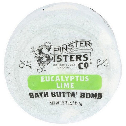 Spinster Sisters Co, Eucalyptus Lime Bath Butter Bomb, 5.3 Oz (Case Of 6) Spinster Sisters Co