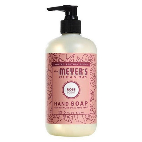 Mrs. Meyer's, Hand Soap Liquid Rose, 12.5 Oz (Case Of 6) Mrs. Meyer's