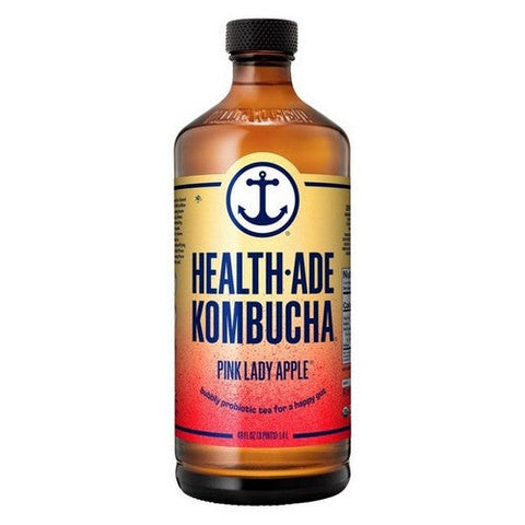 Health-Ade, Pink Lady Apple Kombucha, 48 Oz (Case Of 6) Health-Ade