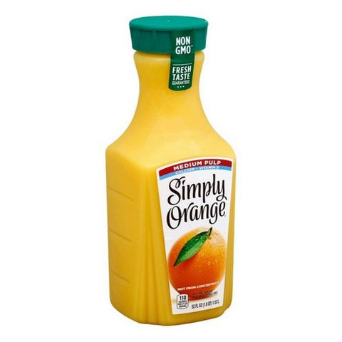Simply Beverages, Orange Juice Medium Pulp, 52 Oz (Case Of 6) Simply Beverages