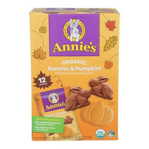 Annie's Homegrown, Organic Chocolate And Honey Bunnies And Pumpkins, 1 Oz X 12 Count (Case Of 4) Annie's Homegrown