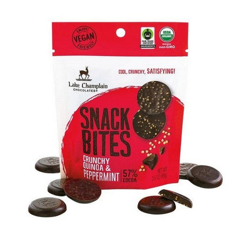 Lake Champlain, Snack Bites Peppermint Holiday, 3.5 Oz (Case Of 12) Lake Champlain