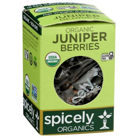 Spicely Organics, Organic Juniper Berries, 0.2 Oz (Case Of 6) Spicely Organics