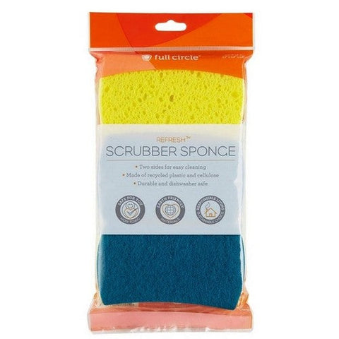 Full Circle Home, Refresh Scrubber Sponges, 3 Count (Case Of 6) Full Circle Home
