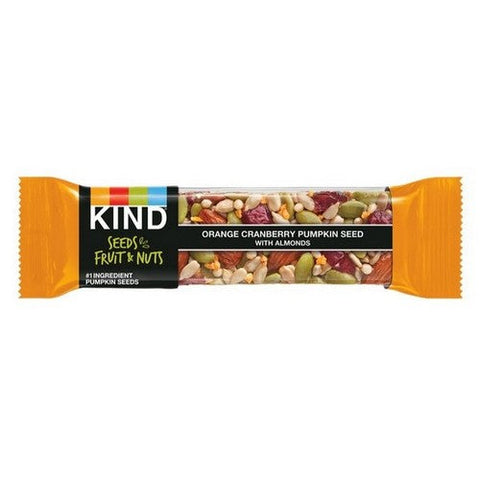 Kind, Fruit And Nuts Snack Bar Orange Cranberry Pumpkin Seed, 1.4 Oz (Case Of 12) Kind
