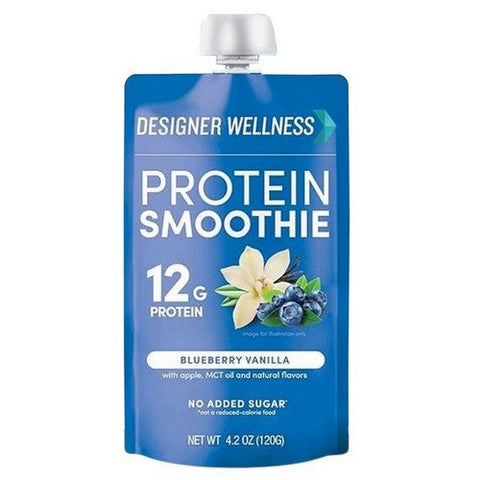 Designer Wellness, Blueberry Vanilla Smoothie, 4.2 Oz (Case Of 6) Designer Wellness