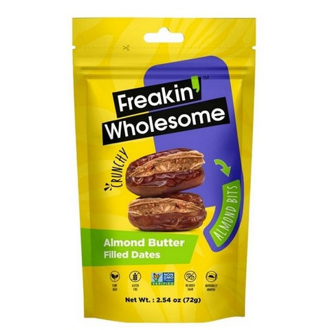Freakin Wholesome, Dates Almond Filled, 2.54 Oz (Case Of 6) Freakin Wholesome