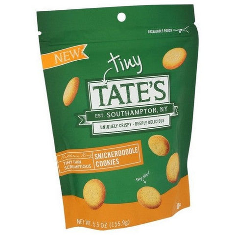 Tate's Bake Shop, Tiny Snickerdoodle Cookies, 5.5 Oz (Case Of 6) Tate's Bake Shop
